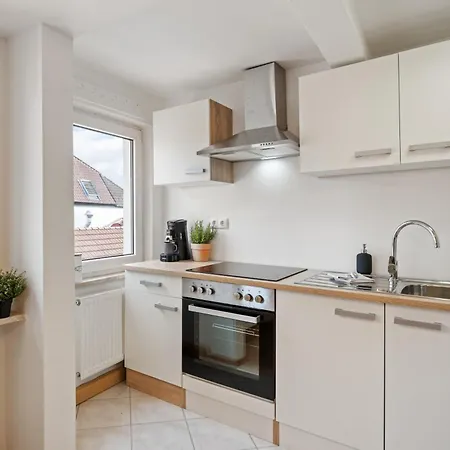 Modernes Appartementhaus Mit Self-Checkin Im Herzen Der Stadt Bad Kissingen Kamer foto