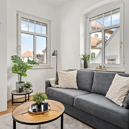 Modernes Appartementhaus Mit Self-Checkin Im Herzen Der Stadt Bad Kissingen Kamer foto