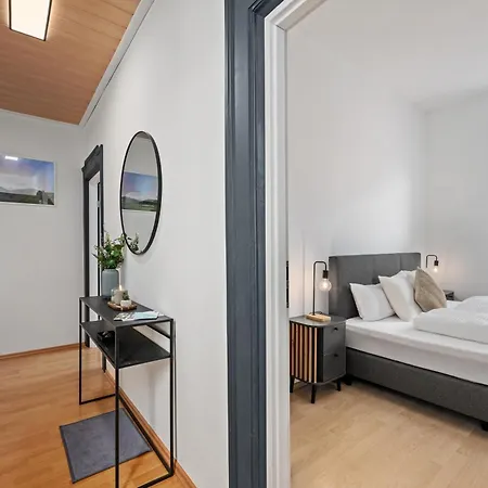 Modernes Appartementhaus Mit Self-Checkin Im Herzen Der Stadt Bad Kissingen Kamer foto