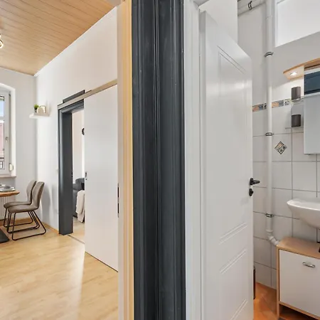 Modernes Appartementhaus Mit Self-Checkin Im Herzen Der Stadt Bad Kissingen Kamer foto